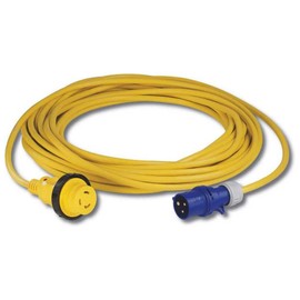 Marinco 1MSPPXP Cordset, 16A 230V, 1M, with European Plug, Yellow