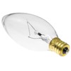 SQXBK 6PCS 120V 60W C32 E12 CTC Clear Candelabra Base