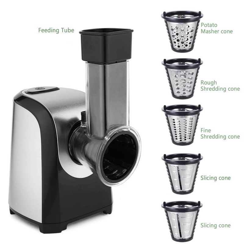 Electric Vegetable Graters Professional Salad Maker, Electric Slicer Shredder Graters