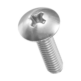 METALLIXITY Machine Screws Phillips Head(#8-32x5/8") 100Pcs, 304 Stainless Steel Round Head Phillips Drive Furniture Bolts - for Woodworking & Furniture Assembly, Silver