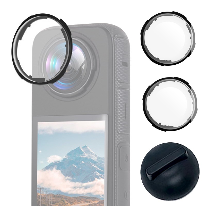 Taoricup Insta360 X4 Lens Guard X4 Lens Protector Glass Rotating