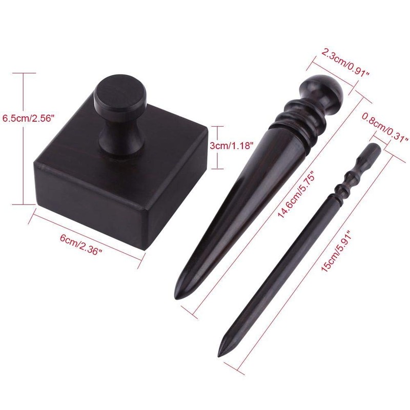 Leather Burnisher 1 Types Black Wood Tip Leather Edge Slicker