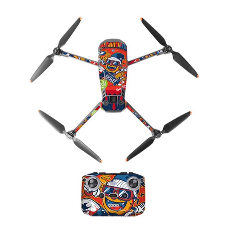 PVC Skin Stickers Waterproof Drone Body Decoration Antiscratch Replacement for