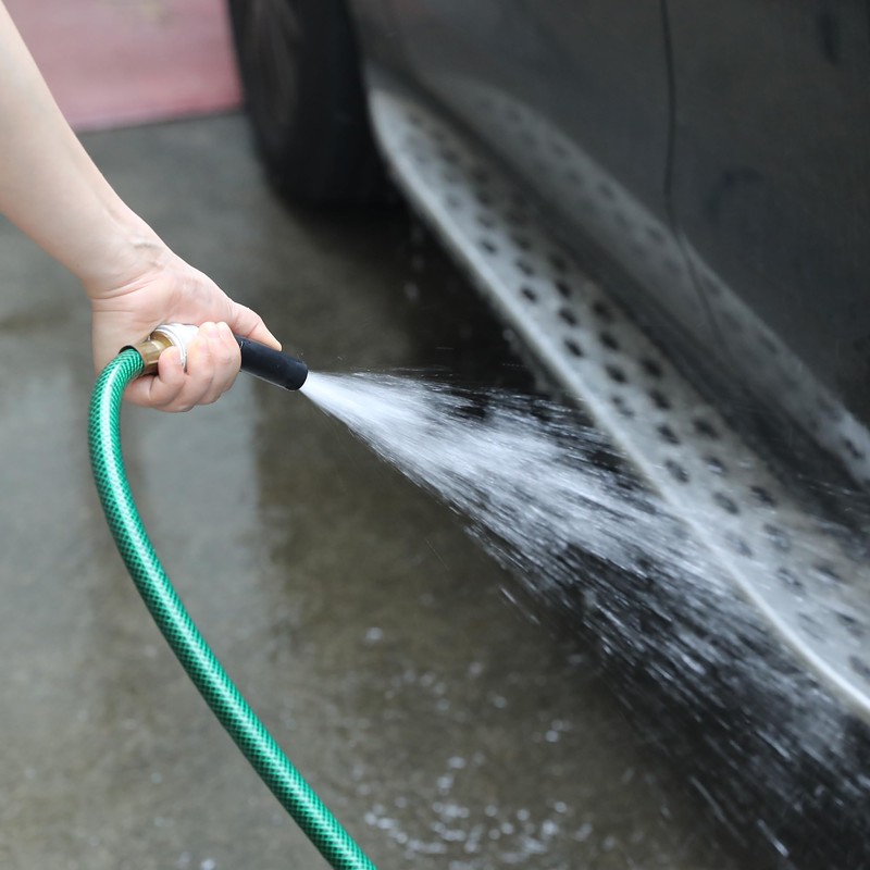 Hromee Handy Bend Water Spray Nozzle, Flexible Garden Hose Attachment