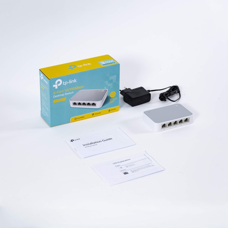 Learning Resources TL-SF1005D TP-Link 5-Port Fast Ethernet Unmanaged Switch |
