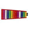 Colorful Xylophone Aluminum Birch 13 Tones Professional Glockenspiel for Creating