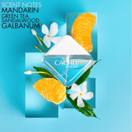 CACHEE Hand Sanitizer Spray, Silver Mist, Travel Size, Kills Germs & Bacteria, Non-Sticky, Long-Lasting Scent, Quick-Drying, High-End Fragrance, No Residue, Elegant Bottle (1FL OZ (30ML)