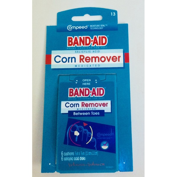 Band-Aid One Step Corn Remover, Between Toes,Medicated (One) Package