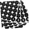 Operitacx 10sheets Spice Labels Stickers for Kitchen Canisters Easy Peel