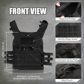 AZB Tactical Airsoft Vest MOLLE Modular Paintball Vest