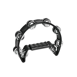 Dimavery TN-2 Tambourine plastic, Black