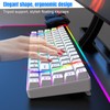 HXSJ V200 Wired K68 RGB Streamer Mini Gaming Keyboard 19-Key