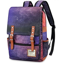 Galaxy School Backpack for Girls Women, College Bag Bookbags for Teenagers
