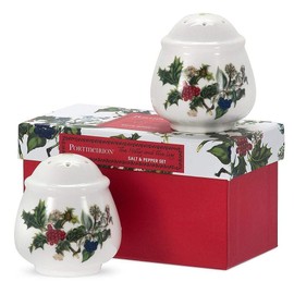 Portmeirion Home & Gifts Salt & Pepper Set, Ceramic, Multi-Colour, 7 x 7 x 6.7 cm
