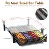 RECAPS Crystal Tempered Glass Coffee Pod Drawer Organizer Compatible with