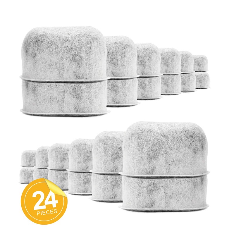 Pack of 24 Replacement Charcoal Water Filters for Keurig Coffee