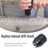 Follde Keyless Drill Chuck Compatible with Milwau-kee, 3/8" Mount 0.8-10mm