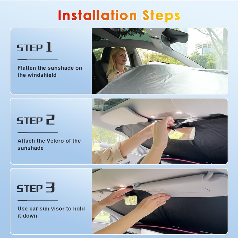 BSTW Car Sun Shade for Kia Stonic (2018-2025) - Foldable