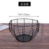 Roundsky Iron Egg Shelf Basket Fruit Basket Creative Collection Ceramic