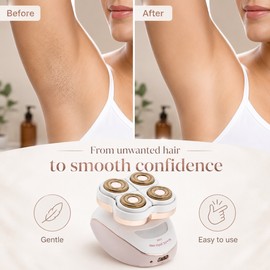 Electric Body Shaver for Women & Men – Rechargeable Floating-Head Razor for Face, Legs, Bikini & Underarms