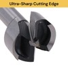 EZONEDEAL 5PCS forstner bit Set /15-35mm High Carbon Steel Long