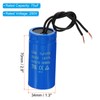 PATIKIL CD60 Run Capacitor 75uF 250VAC 2 Wire 50/60Hz Motor