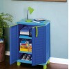 QHogar Armario Mediano Infantil Para Niños Color Azul