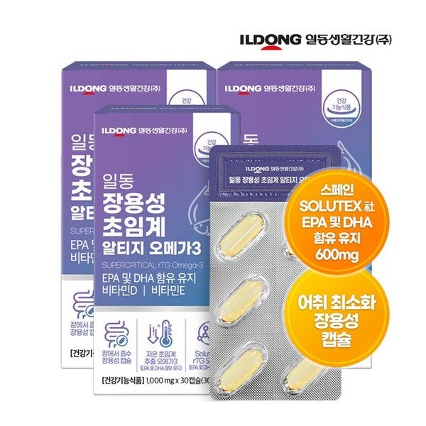 Ildong Pharmaceutical [Ildong] Enteric Coated Supercritical Altige Omega 3 30