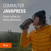 GSI Outdoor Commuter JavaPress アウトドアフレンチプレスコーヒーメーカー ブラック 15液量オンス