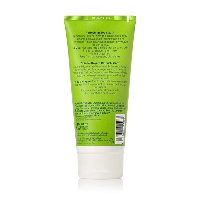Weleda Citrus Creamy Body Wash, 200ml