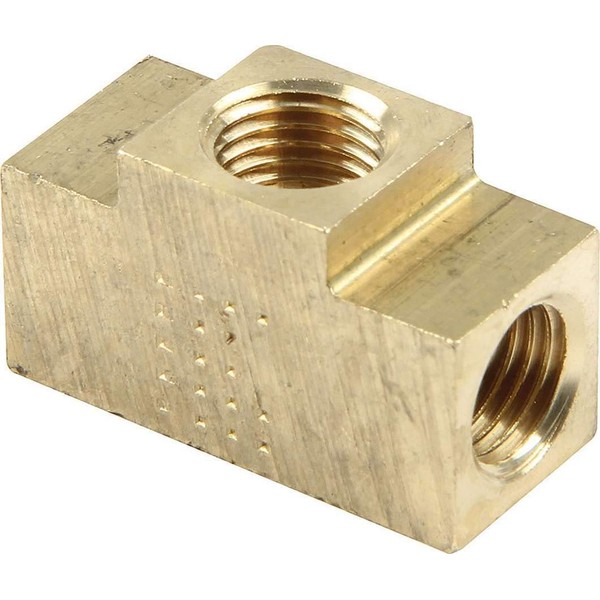 Allstar ALL50136-20 Brass 3/16" Inverted Flare Female Tee Brake Line
