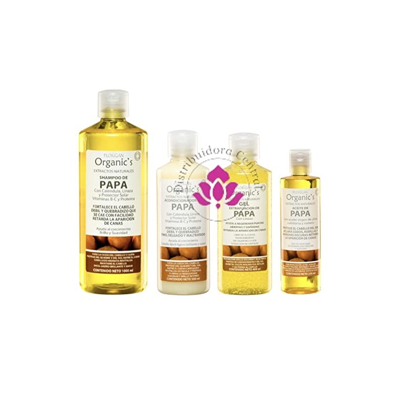 Aceite Fortalecedor de Papa con Proteinas Florigan® 250ml.