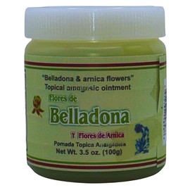Flores de Belladona & Árnica - 3.5 oz (100g) Cosmetic Ointment | Pomada de Flores de Árnica y Belladona: