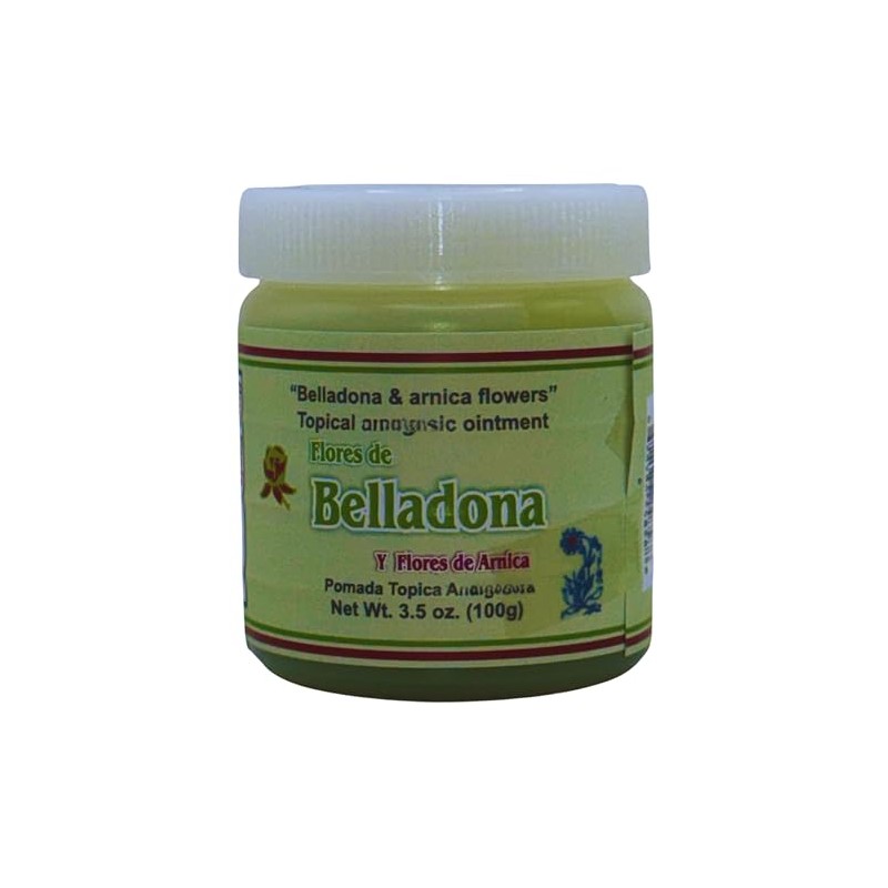 Flores de Belladona & Árnica - 3.5 oz (100g) Cosmetic