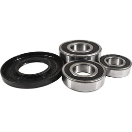 HQRP Bearing and Seal Kit compatible with Whirlpool GHW9300PW3 GHW9300PW4 GHW9400PL0 GHW9400PL1 GHW9400PL2 GHW9400PL3 Front Load Washer Tub