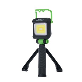 LitezAll 2000 Lumen Rechargeable Work Light with Stand – Tripod Light, Tower Light, Work Lights on Stand with UV Mode, Adjustable Folding Base