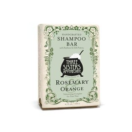 Three Sisters Apothecary Barras de champú sólido diario de 4.75 oz (romero y naranja)
