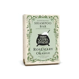 Three Sisters Apothecary Barras de champú sólido diario de 4.75 oz (romero y naranja)