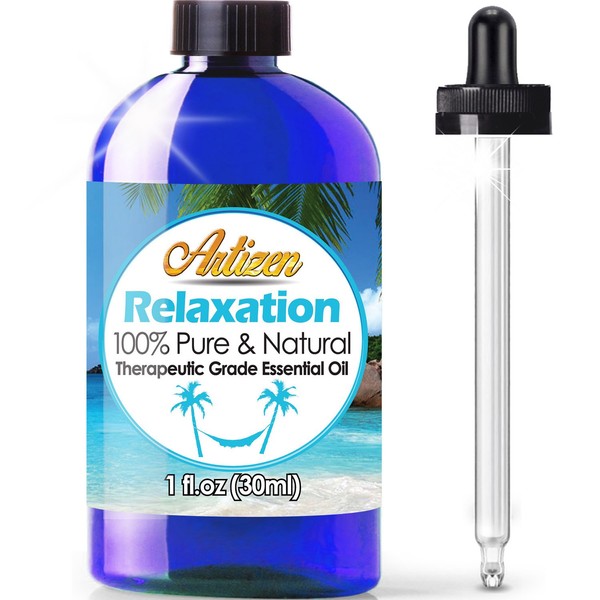 Artizen Relaxation Blend Essential Oil (100% Pure & Natural - Undiluted) Therapeutic Grade - Huge 1oz Bottle - Perfect for Aromatherapy, Relaxation, Skin Therapy & More!