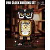 TGL TYCOLE Owl Clock Building Blocks Set,STEM Building Toys with