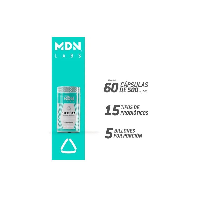 Probióticos 5 Billones Mdn Sports | Mezcla 15 Cepas |