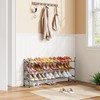 Tajsoon Expandable Shoe Rack for Closet 3 Tier, 28“-41“Adjustable &