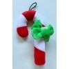 Unbranded Christmas Dog Candy Cane Toy & Bone Stocking Set