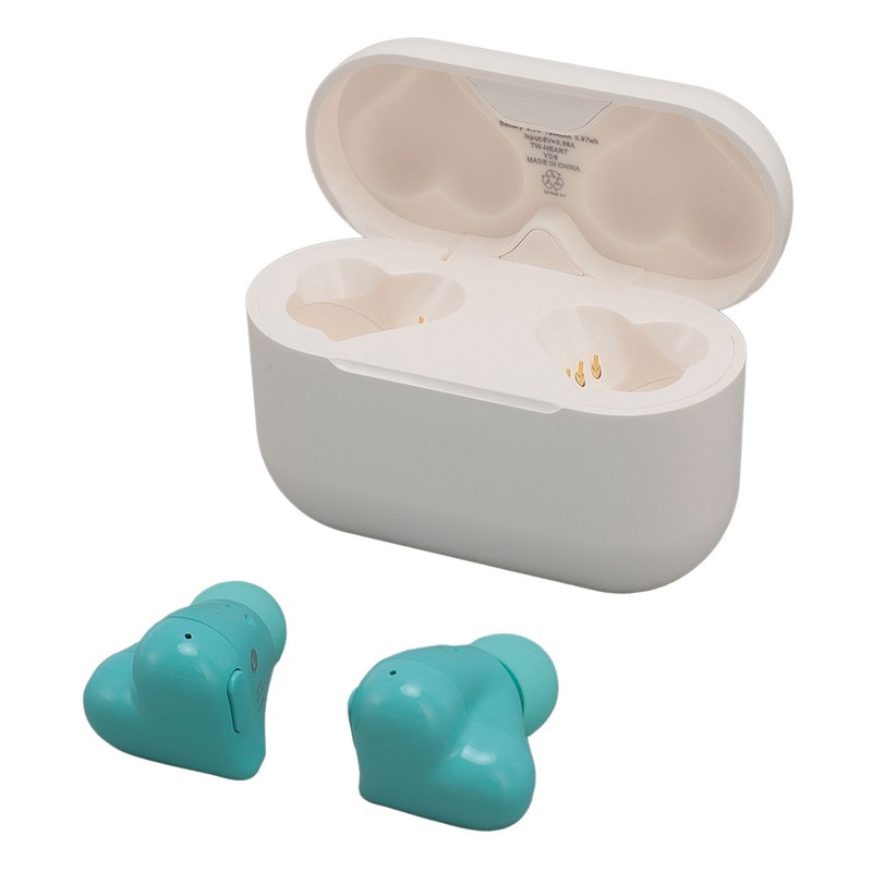 Heart Shaped Wireless Earbuds HIFI Stereo Sound Waterproof Bluetooth 5.3
