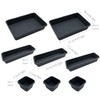 JinPhon Set of 8 Extra Deep Plastic Drawer Organiser for
