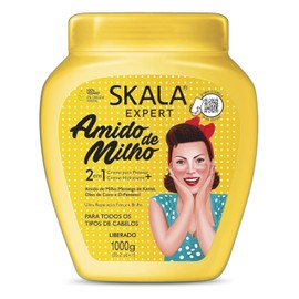 Crema para peinar Skala lacio seco y con frizz Amido de Milho 1kg Mascarilla Crema para reconstruccin capilar Tratamiento anti encrespamiento...      