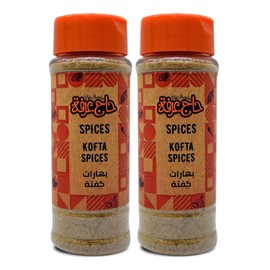 HajArafa Haj Arafa Kofta Seasoning Mix Kofte Kefta Halal Meatball Blend Mixs Powder Egyptian Arabian Arab Baharat Herb Spices Kabab Kabob Kebab Cooking Kosher (2 Pack = 4.58 oz / 130 gm) خلطة الكفتة
