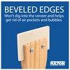 Fulton Veneer Scraper with Beveled Edges and Hardwood Handle for