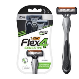 BIC Flex 4 Disposable Razor, Men, 3-Count (Pack of 3)