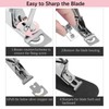 C12rtive Acrylic Nail Clipper with Magnets,Nail Clippers Acrylic Nail Cutter,Nail